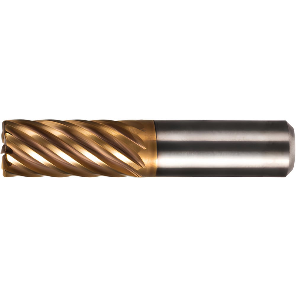 Corner Radius End Mill: 16 mm Dia, 32.00 mm LOC, 6.00 mm Radius, 11 Flute, Solid Carbide
