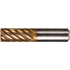Corner Radius End Mill: 20 mm Dia, 40.00 mm LOC, 1.00 mm Radius, 15 Flute, Solid Carbide