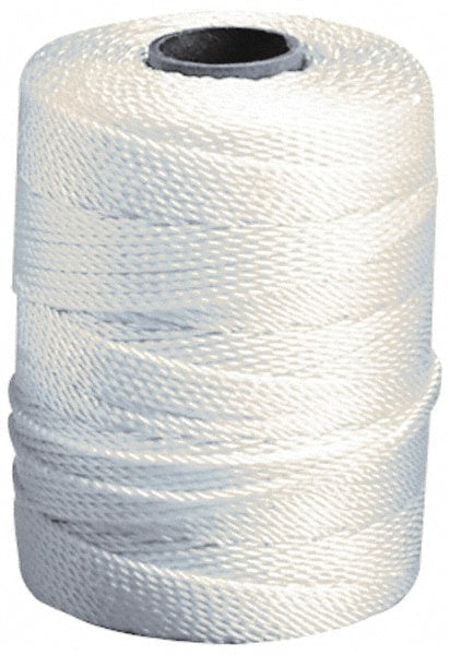 Ball Twine: 0.07" Twine Dia, Polypropylene, White