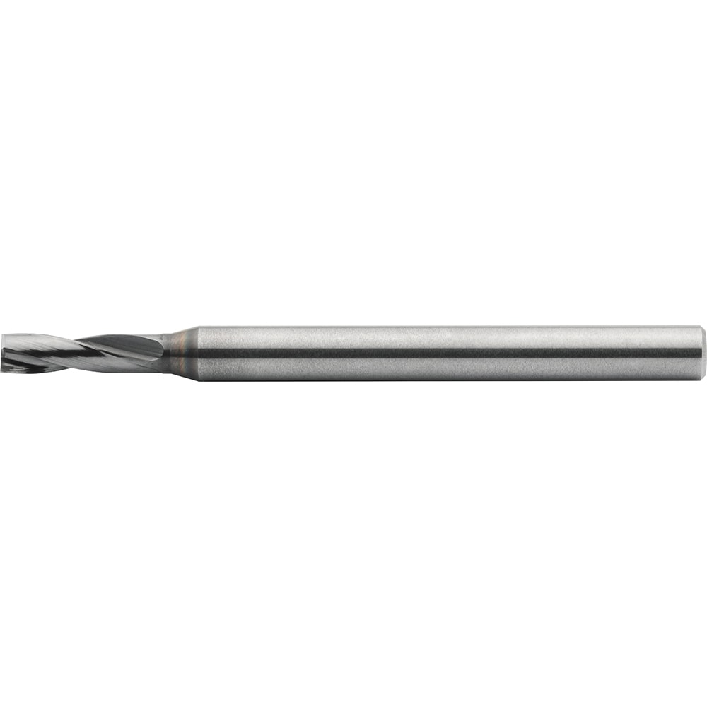 Micro Drill Bit: 1.00 mm Dia, (0.0394"), 180 deg, Solid Carbide