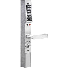 Trim; Trim Type: Narrow Stile Mortise Keypad Trim; For Use With: DL1300 Narrow Stile Pin Locks; Material: Metal; For Door Thickness: 1.75; Fire Rated: No; Overall Length: 17.50; Overall Width: 10