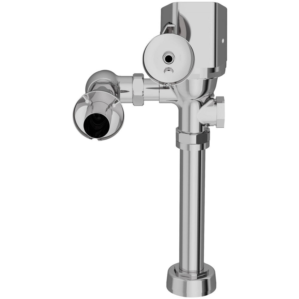 Automatic Flush Valves; Valve Type: Water Closet; Flush Style: Double Flush; Gallons Per Flush: 1.6; Flush Valve Location: Exposed; Pipe Size: 1.5 in; Spud Coupling Size: 1.5 in; Cover Material: Chrome; Power Source: Hard Wire, 4AA Battery Backup