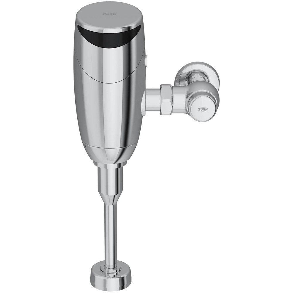 Automatic Flush Valves; Valve Type: Urinal; Flush Style: Single Flush; Gallons Per Flush: 1; Flush Valve Location: Exposed; Pipe Size: 0.75 in; Spud Coupling Size: 0.75 in; Cover Material: Chrome; Power Source: 2AA Battery Backup, Hydro