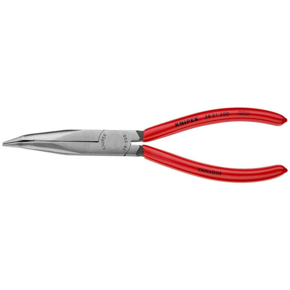 Long Nose Pliers; Pliers Type: Mechanic's Pliers, Long Nose Pliers, Cutting; Jaw Texture: Crosshatch; Jaw Length (Inch): 2-7/8; Jaw Width (Inch): 11/16