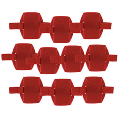 Badge Holders; Material: Vinyl; Horizontal/Vertical Holder: Vertical; Overall Length: 4.25; Color: Red