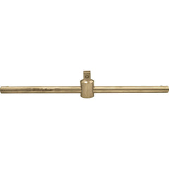 Socket Handles; Tool Type: Sliding T-Handle; Drive Size: 1/2; Overall Length (mm): 250; Material: Aluminum Bronze; Head Style: Fixed