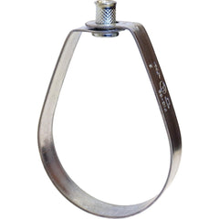 Adjustable Swivel Ring Hanger: 2" Pipe, Carbon Steel