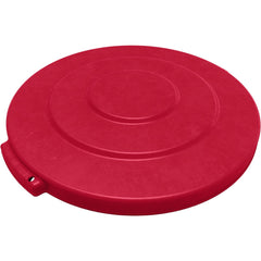 Trash Can & Recycling Container Lids; Lid Type: Flat; Lid Shape: Round; Container Shape: Round; Compatible Container Capacity: 10 Gallon; Color: Red; Material: HDPE; For Use With: Bronco 10 Gallon Trash Container