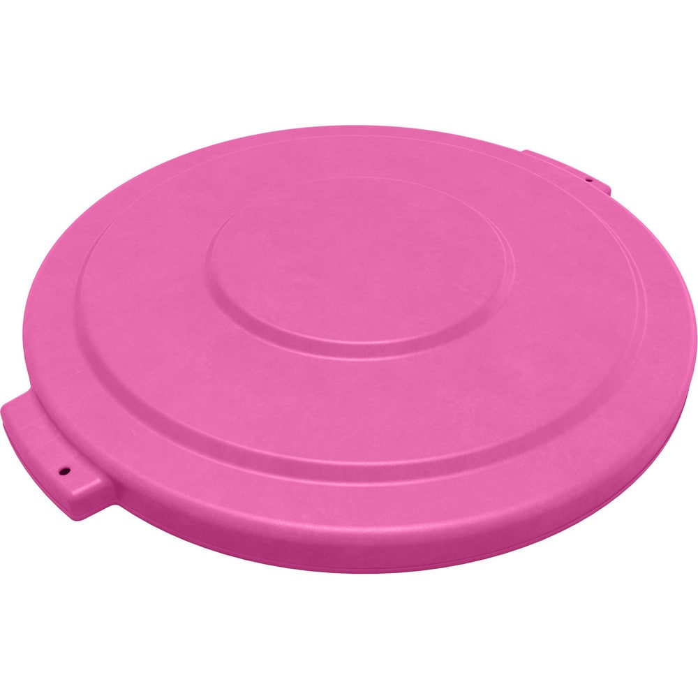 Trash Can & Recycling Container Lids; Lid Type: Flat; Lid Shape: Round; Container Shape: Round; Compatible Container Capacity: 32 Gallon; Color: Pink; Material: HDPE; For Use With: Bronco 32 Gallon Trash Container