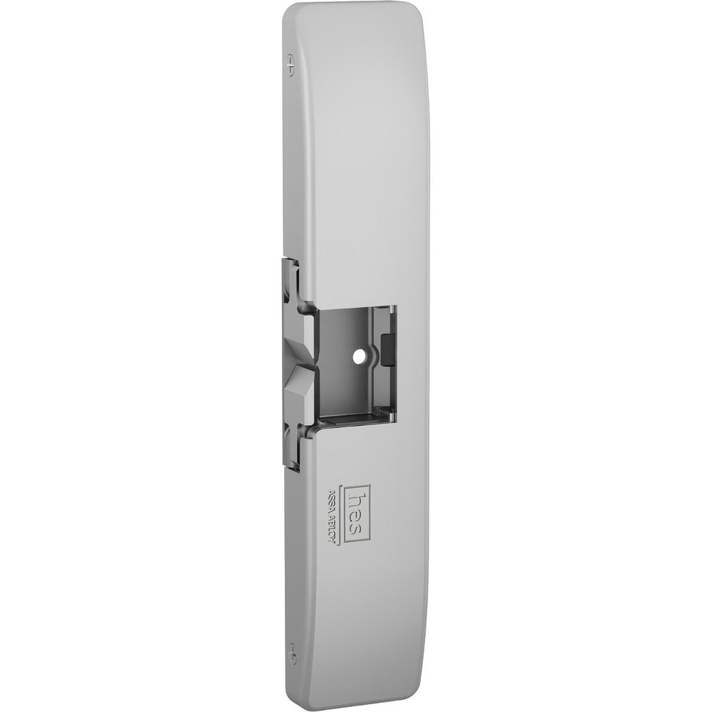 Electric Strikes; Product Type: Electric Door Strike; Type: Fail Safe/Fail Secure; Length (Inch): 9.00; Power Type: Electric; Width (Inch): 1; Strike Material: Stainless Steel; Door Frame Material: Hollow Metal & Wood; Finish/Coating: Bright Brass; Facepl