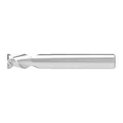 Square End Mill: 20.00 mm Dia, 22.00 mm LOC, 2 Flute, Solid Carbide
