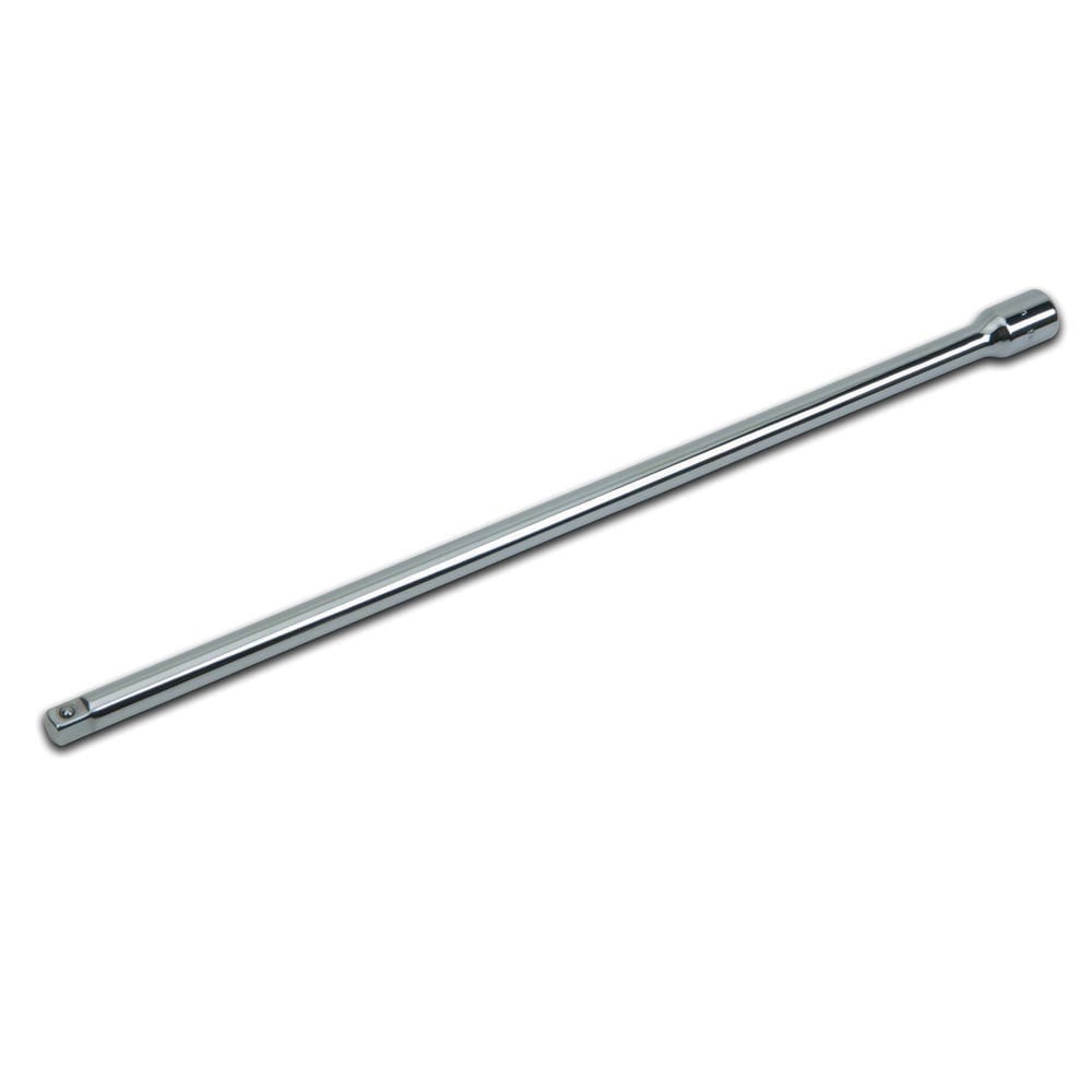 Socket Extensions; Extension Type: Ball Locking; Drive Size: 1/4; Finish: Polished Chrome; Overall Length (Inch): 10; Overall Length (mm): 254; Material: Steel