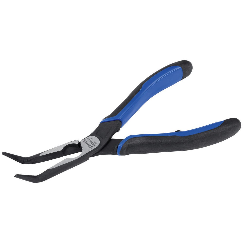 Bent Nose Plier: 6.25" OAL, 48" Jaw Length, 18" Jaw Width, 60 deg Jaw Bend