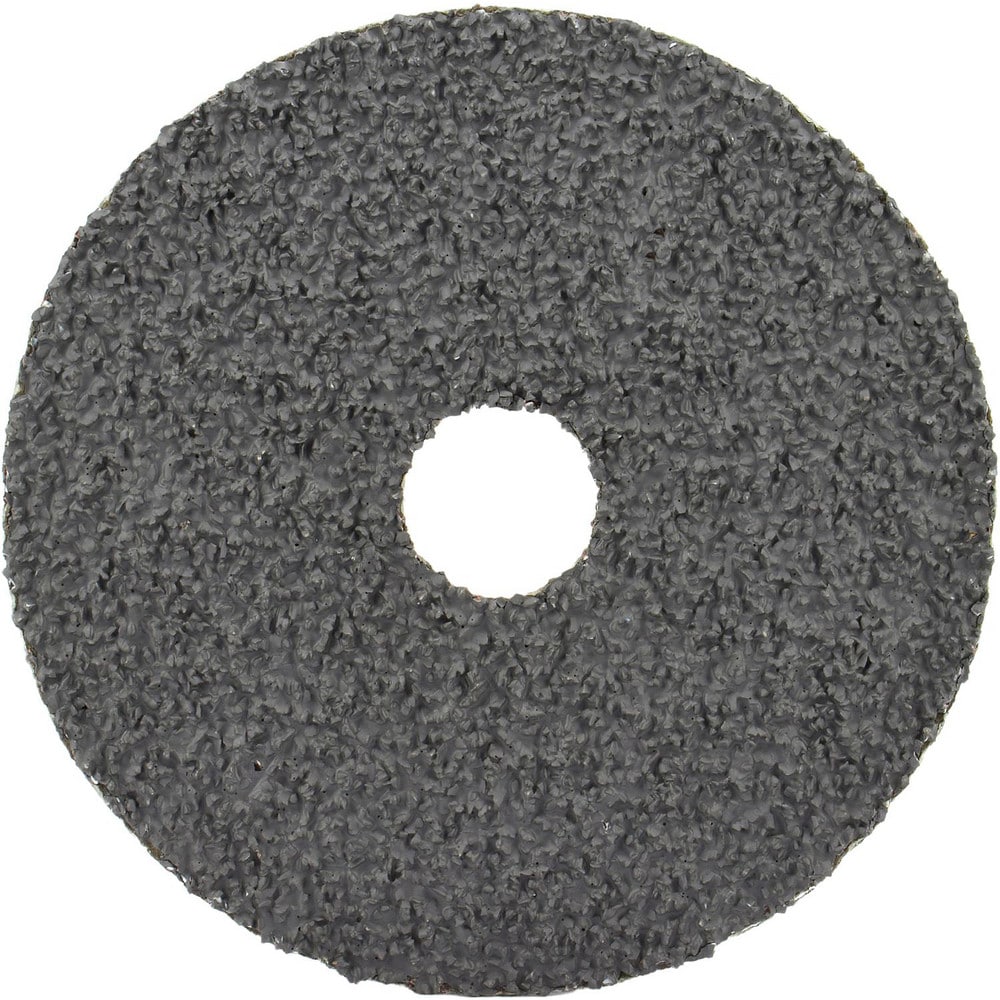 Fiber Disc:  5" Disc Dia, Arbor Hole, 60 Grit, Ceramic Alumina
