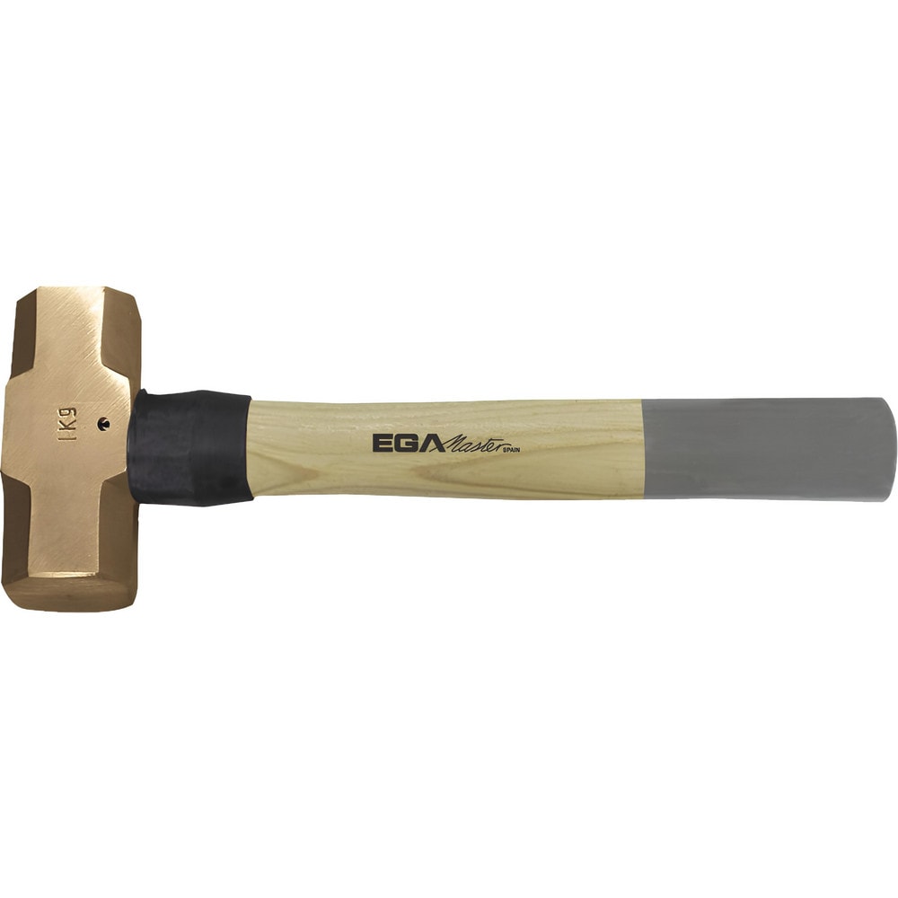 Sledge Hammers; Head Weight (Lb): 9.9208; Tool Type: Sledge Hammer; Head Material: Beryllium Copper; Head Weight Range: 6 to 9.9 Lb; Handle Material: Hickory; Overall Length Range: 25 to 35.9