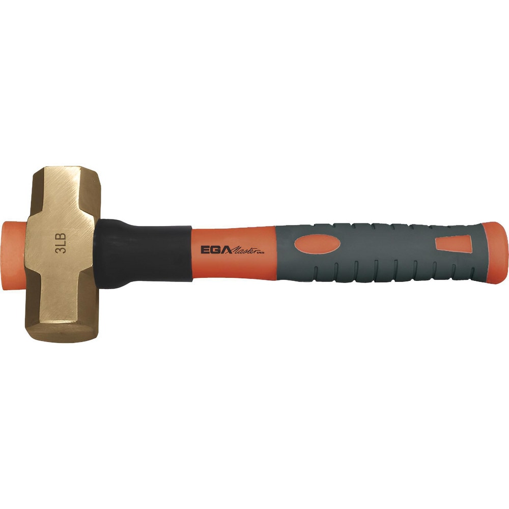 Sledge Hammers; Head Weight (Lb): 10.0000; Tool Type: Sledge Hammer; Head Material: Aluminum Bronze; Head Weight Range: 10 Lb and Larger; Handle Material: Hickory; Overall Length Range: 25 to 35.9