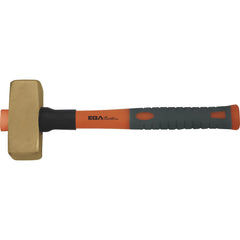 Sledge Hammers; Head Weight (Lb): 3.3069; Tool Type: German Type Stoning Hammer; Head Material: Beryllium Copper; Head Weight Range: 3 to 5.9 Lb; Handle Material: Fiberglass; Overall Length Range: 12 to 17.9