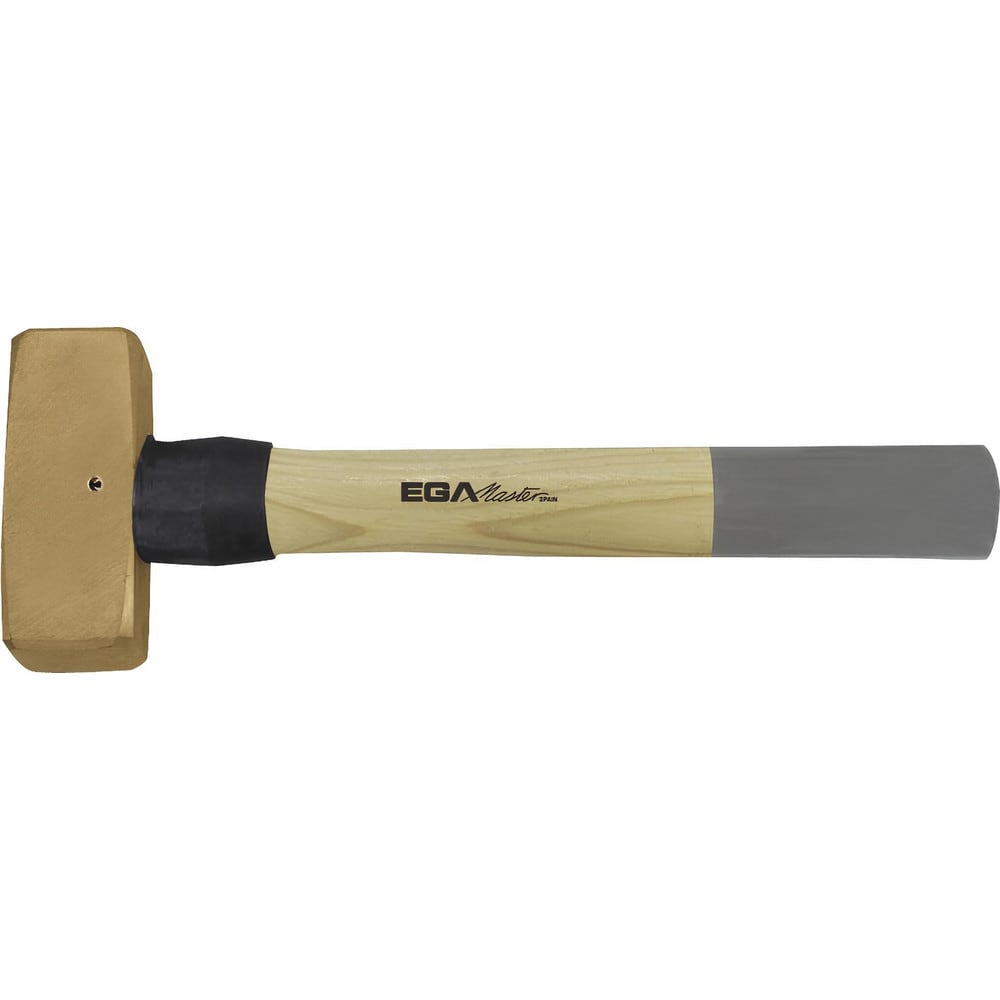 Sledge Hammers; Head Weight (Lb): 3.3069; Tool Type: German Type Stoning Hammer; Head Material: Aluminum Bronze; Head Weight Range: 3 to 5.9 Lb; Handle Material: Hickory; Overall Length Range: 12 to 17.9