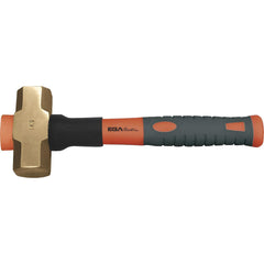 Sledge Hammers; Head Weight (Lb): 17.6370; Tool Type: Sledge Hammer; Head Material: Beryllium Copper; Head Weight Range: 10 Lb and Larger; Handle Material: Hickory; Overall Length Range: 25 to 35.9