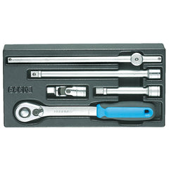 Socket Extension Sets; Finish: Manganese Phosphate; Material: Vanadium Steel; For Use With: Socket Wrenches; Insulated: No