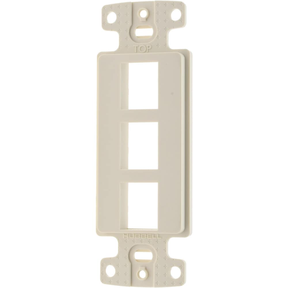 Wall Plates; Wall Plate Type: Outlet Wall Plates; Color: White; Finish: Smooth; Wall Plate Configuration: Port; Material: Thermoplastic; Shape: Rectangle; Wall Plate Size: Standard; Number of Gangs: 1