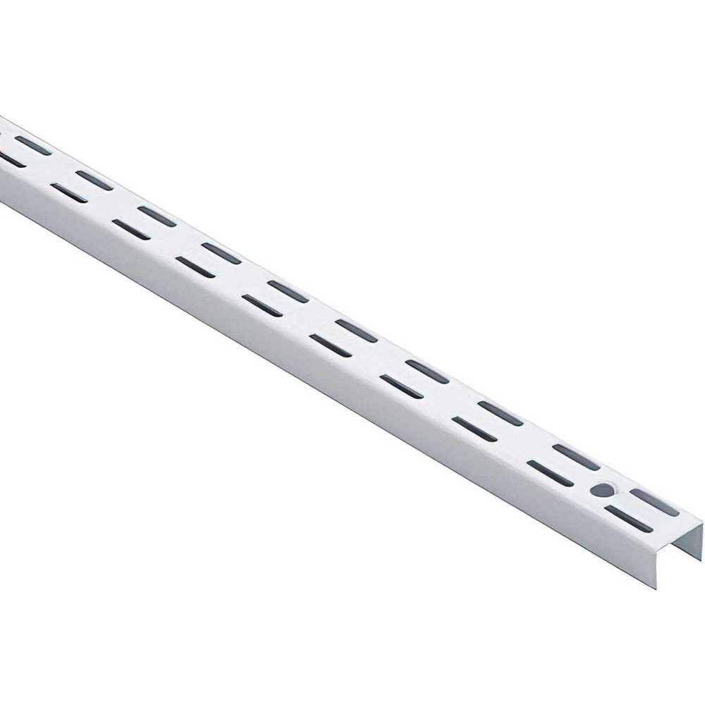 Brackets; Bracket Type: Double Shelf Standard; Mount Type: Screw-On; Length (Inch): 16.75 in; Bracket Material: Metal; Overall Width: 0.5 in; Finish: White