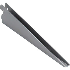 Brackets; Bracket Type: Double Shelf Bracket; Mount Type: Insert; Length (Inch): 8.5 in; Bracket Material: Metal; Load Capacity: 237; Overall Width: 0.5 in; Finish: Titanium