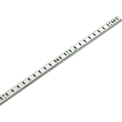 Brackets; Bracket Type: Pilaster Shelf Standard; Mount Type: Screw-On; Length (Inch): 72 in; Bracket Material: Metal; Overall Width: 0.63 in; Finish: Zinc