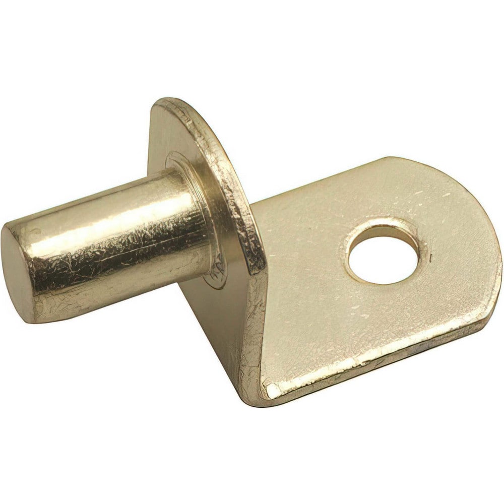 Brackets; Bracket Type: Shelf Pin; Mount Type: Insert; Length (Inch): 0.74 in; Bracket Material: Metal; Load Capacity: 176; Overall Width: 0.51 in; Finish: Nickel