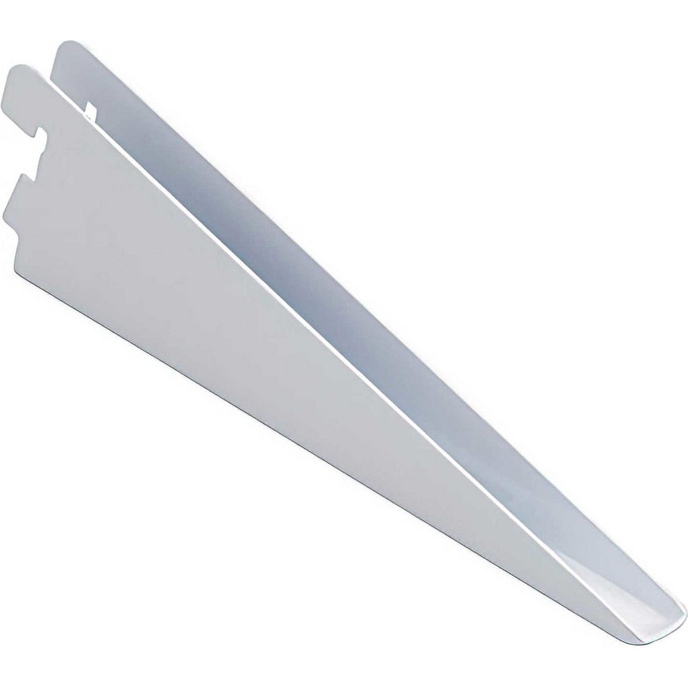 Brackets; Bracket Type: Double Shelf Bracket; Mount Type: Insert; Length (Inch): 18.5 in; Bracket Material: Metal; Load Capacity: 366; Overall Width: 0.5 in; Finish: White