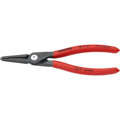 Retaining Ring Pliers; Type: Precision Internal Snap Ring Pliers; Tip Angle: 0; Ring Diameter Range (Inch): 3-11/32 to 5-1/2; Overall Length (Inch): 12-3/4