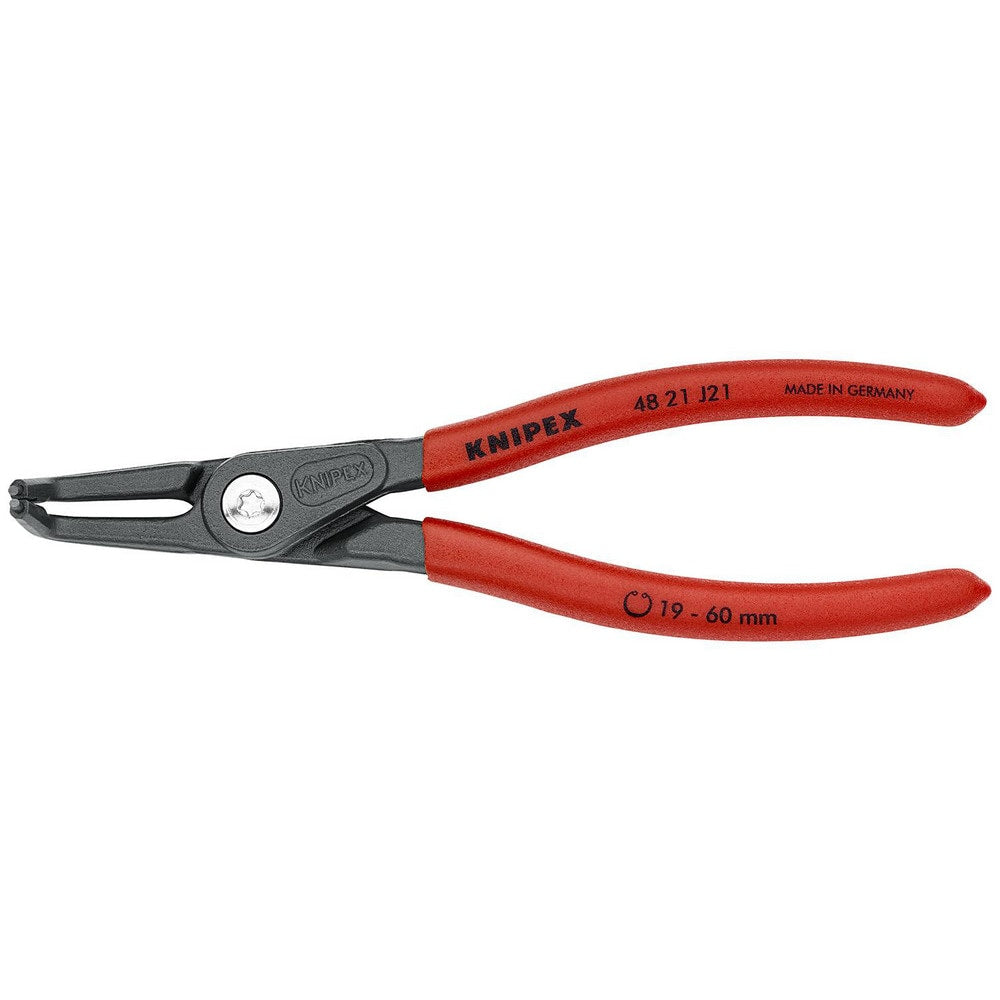 Retaining Ring Pliers; Type: Precision Internal Snap Ring Pliers; Tip Angle: 90; Ring Diameter Range (Inch): 3/4 to 2-23/64; Overall Length (Inch): 6-1/2