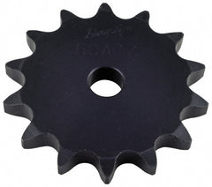 Plate Roller Chain Sprocket: 22 Teeth, 1/2" Pitch, 5/8" Bore Dia