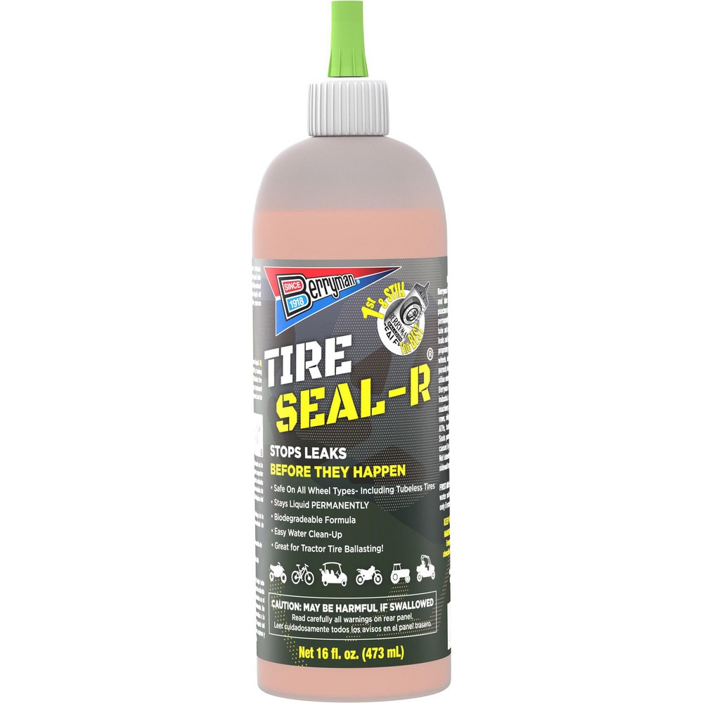 Tire Puncture Sealant; Compatible Tire Type: Car; Sealant Type: Heavy-Duty Tire Sealant, Premium Tire Sealant, Liquid Ballast, Bicycle Tire Sealant, Non-Flammable Instant Tire Repair, Liquid Ballast Tire Sealant; Container Size: 16 oz; Container Type: Bot