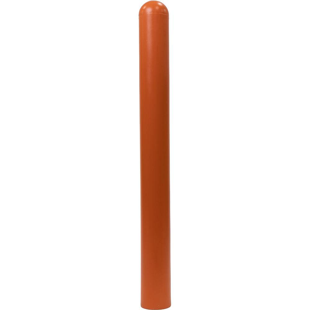 Bollard Caps, Covers & Sleeves; Type: Bollard Cover; Material: Polyethylene; Color: Orange; Overall Height: 54; Overall Width: 5; Overall Length: 54.00; Bollard Size Compatibility: 4