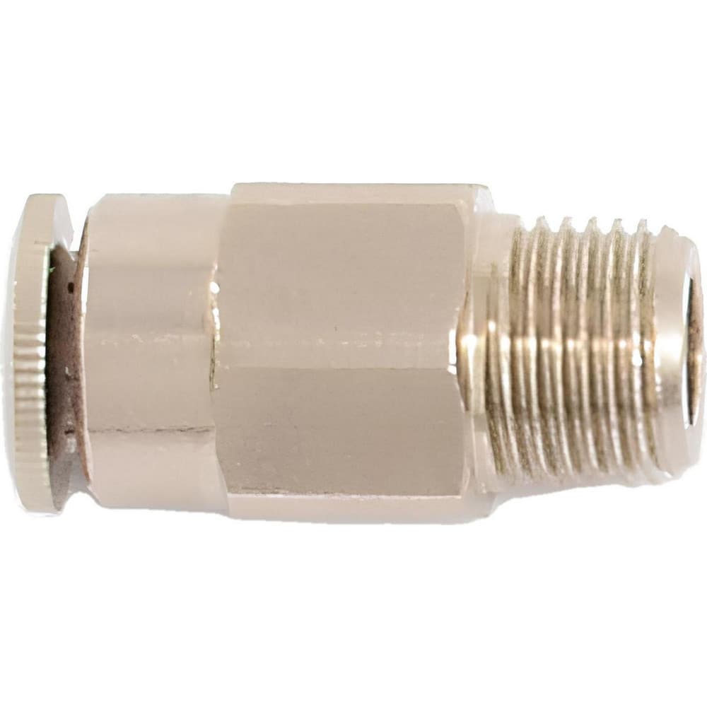 Coolant Hose Elbows, Fittings & Reducers; Coolant Hose Fitting Type: Straight; Connection Type: Straight; System Size: 8 mm; Body Material: Brass; Number Of Pieces: 1