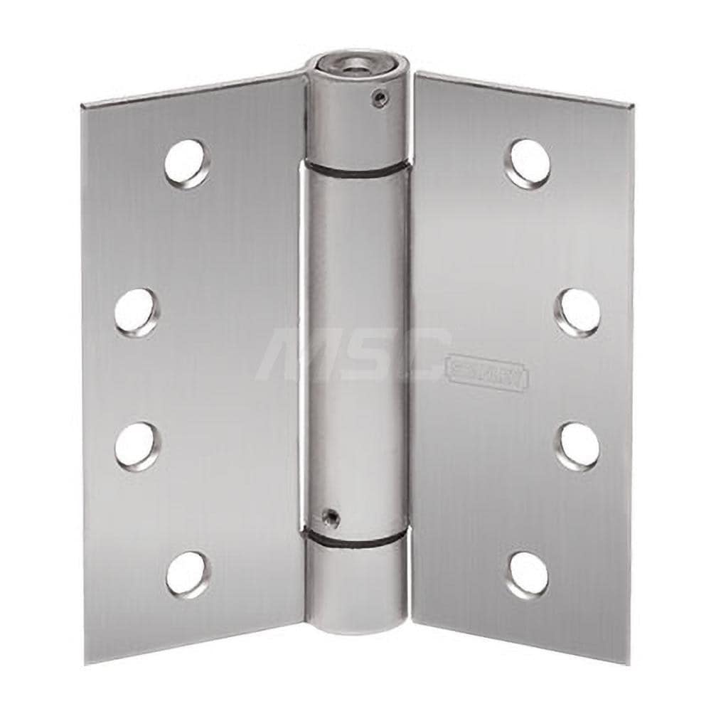 Specialty Hinges; Hinge Material: Steel; Hinge Type: Spring; Mount Type: Full-Mortise; Finish: Bright Brass; Load Capacity: 200 lb; Door Leaf Height: 3.5