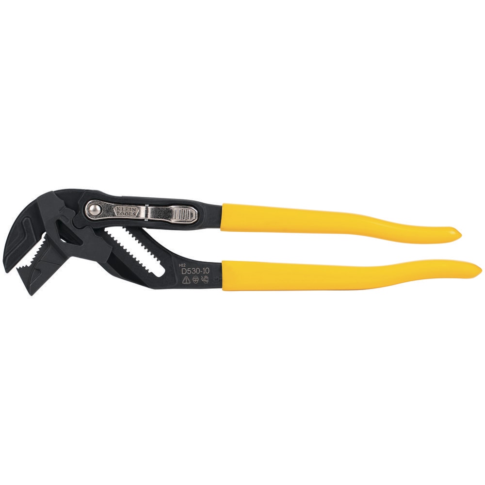 Tongue & Groove Pliers; Maximum Capacity (Inch): 2; Joint Type: Lay-On Slip Joint; Type: Plier Wrench; Jaw Style: V-Jaw; Overall Length Range: 10.0000 in & Larger; Side Cutter: No; Handle Type: Dipped