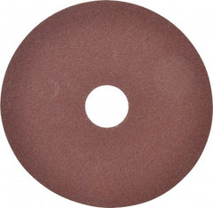 Fiber Disc:  4-1/2" Disc Dia, 80 Grit, Aluminum Oxide