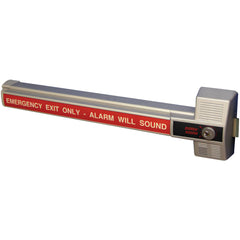 Push Bars; Material: Metal; Locking Type: Exit Device Only; Maximum Door Width: 4 ft; Finish/Coating: Gray; Minimum Door Width: 3 ft