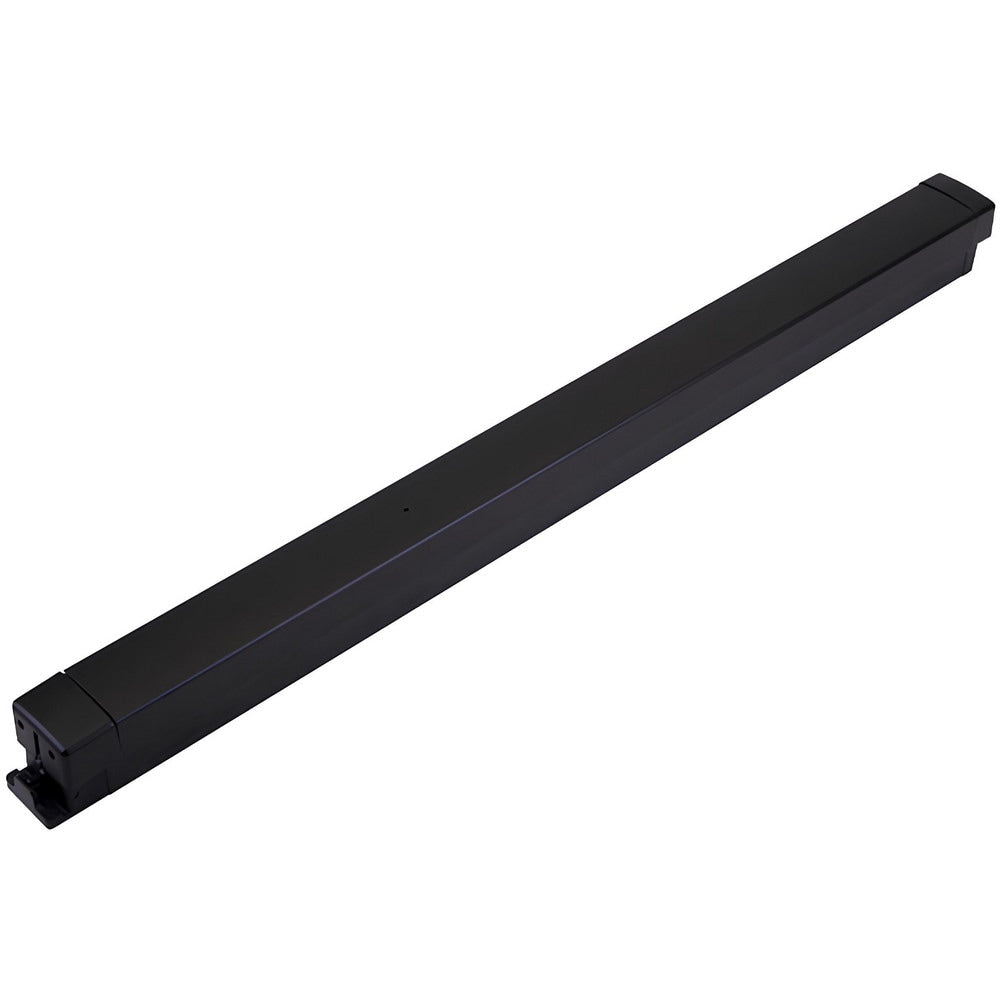 Push Bars; Material: Metal; Locking Type: Exit Device Only; Maximum Door Width: 3 ft; Finish/Coating: Black Anodized Aluminum; Minimum Door Width: 3 ft