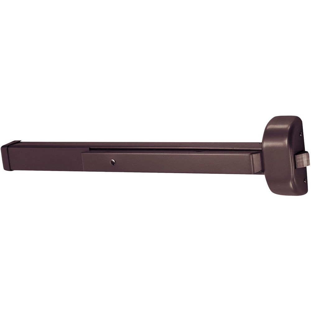 Push Bars; Material: Metal; Locking Type: Exit Device Only; Maximum Door Width: 3 ft; Finish/Coating: Dark Bronze Painted; Minimum Door Width: 3 ft