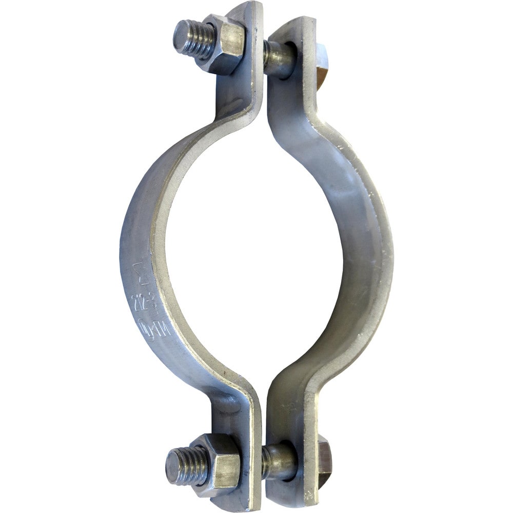 Pipe & Cable Clamps; Clamp Type: Medium Pipe Clamp; Clamp Color: Gray; Material: Carbon Steel; Nominal Pipe Size: 6