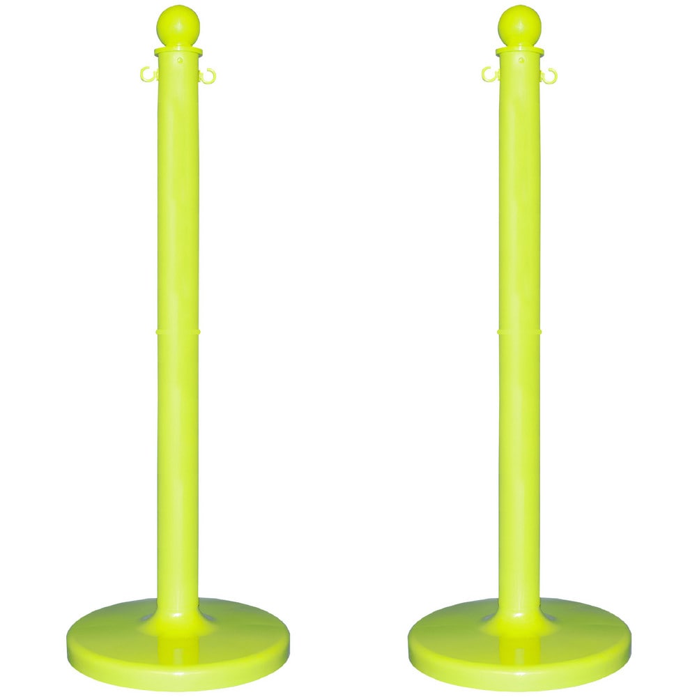 Barrier Posts; Post Type: Standard Post; Post Material: Polyethylene, Plastic; Base Material: Plastic; Surface Style: Solid Color