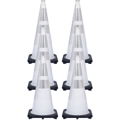 Pedestrian Barrier Kits; Chain Material: Polyethylene; Surface Pattern: Reflective; Chain Color: White; Chain Trade Size: 8; Inside Link Length: 1.32 in; Inside Link Width: 0.47