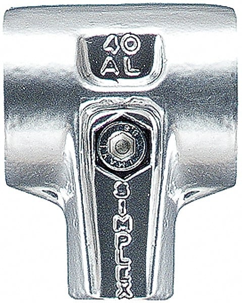 1-1/2" Face Diam, Silver Hammer Head Housing