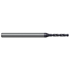 Micro Drill Bit: 0.1875" Dia, 140 deg, Solid Carbide