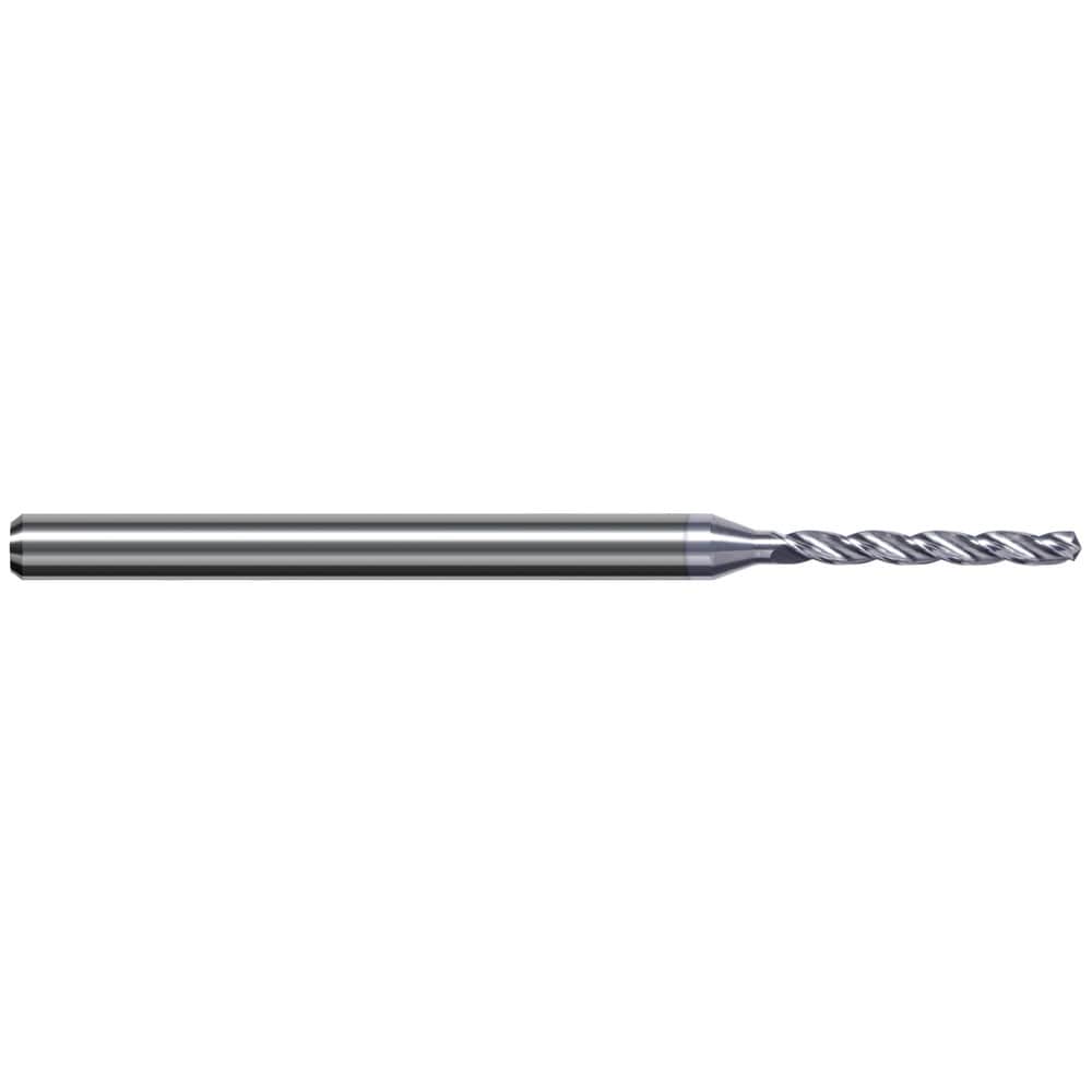 Micro Drill Bit: 0.1250" Dia, 130 deg, Solid Carbide