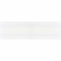 Wet Mop Pad: Hook & Loop, Medium, White Mop, Polyester