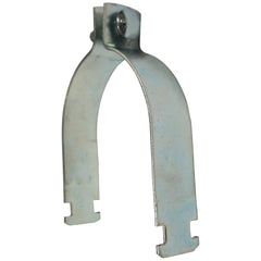 Framing Channel & Strut Mounted Clamps; Clamp Type: Pipe Clamp; Material: Stainless Steel; Pipe Size: 2; Color: Silver